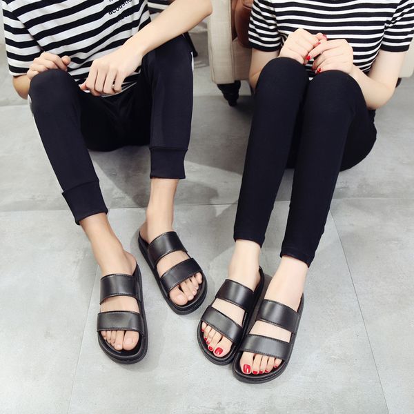 summer web celebrity couples men and women slippers tide beach type non-slip forming a word to take cool slippers, Black
summer web celebrity couples men and women slippers tide beach type non-slip forming a word to take cool slippers, Black