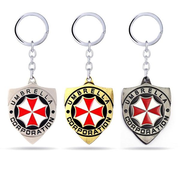 2 colors alloy keychain umbrella corporation logo shield shape hoder for fans unique movie jewelry accessories, Silver
2 colors alloy keychain umbrella corporation logo shield shape hoder for fans unique movie jewelry accessories, Silver