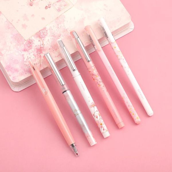 jianwu 0.38mm 0.5mm cute sakura limit series black ink gel pen simple creative neutral pen parts school supplies kawaii
jianwu 0.38mm 0.5mm cute sakura limit series black ink gel pen simple creative neutral pen parts school supplies kawaii