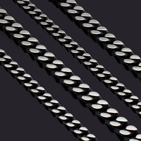 dolaime 5mm/7mm hiphop chain necklace flat in blacksilver color locomotive style men's necklaces gift for boyfriend, Silver
dolaime 5mm/7mm hiphop chain necklace flat in blacksilver color locomotive style men's necklaces gift for boyfriend, Silver