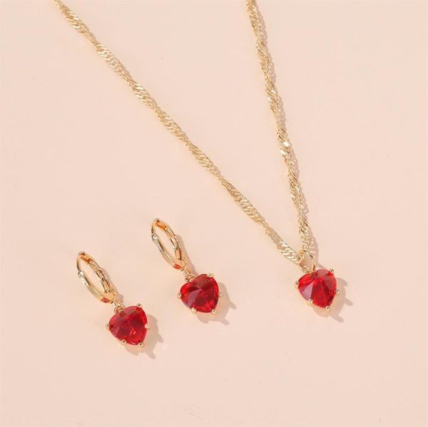 jewellery set for women classic crystal zircon love pendant necklace earrings wedding dinner party accessories, Silver
jewellery set for women classic crystal zircon love pendant necklace earrings wedding dinner party accessories, Silver