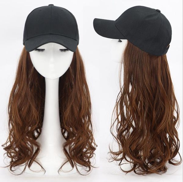 women's cap net red long curly hair natural big wave baseball hat two colors of hat, five colors of hair, Black;brown
women's cap net red long curly hair natural big wave baseball hat two colors of hat, five colors of hair, Black;brown