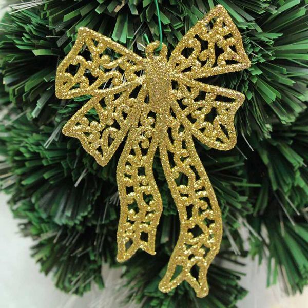 1 pc gold color plastic bow rosette christmas tree decorations xmas tree present adornments diy party product accessories
1 pc gold color plastic bow rosette christmas tree decorations xmas tree present adornments diy party product accessories