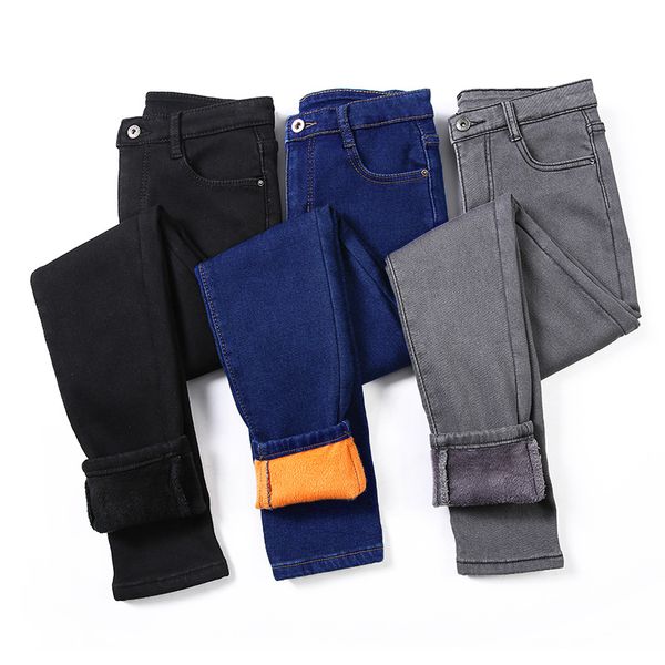 2020 Women Stretch High Waist Skinny Jeans Lady Casual Cotton Plush Pants Student Sexy Fetish Autumn Winter Warm Pencil Trousers
2020 Women Stretch High Waist Skinny Jeans Lady Casual Cotton Plush Pants Student Sexy Fetish Autumn Winter Warm Pencil Trousers