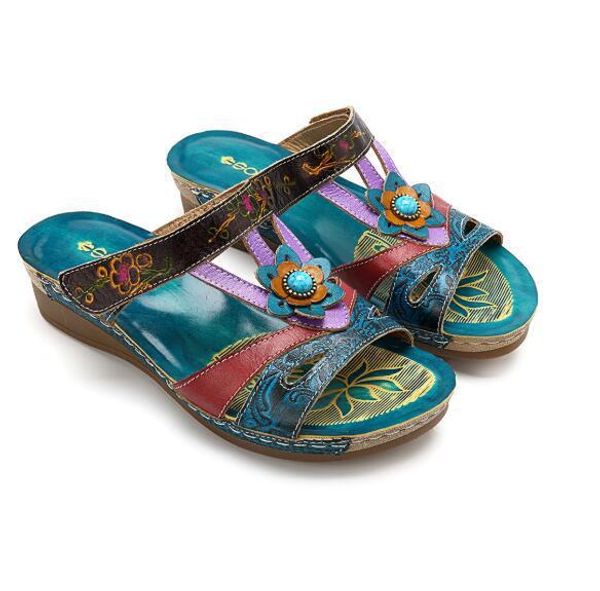 women slippers 2020 summer new shoes fashion platform wedges sandals wedge ethnic flower breathable causal women slippers, Black
women slippers 2020 summer new shoes fashion platform wedges sandals wedge ethnic flower breathable causal women slippers, Black