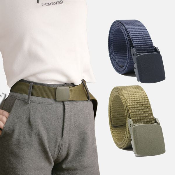 fashion men women general belts canvas candy color belt solid buckle military belts for jeans cowboy pants 113cm, Black;brown
fashion men women general belts canvas candy color belt solid buckle military belts for jeans cowboy pants 113cm, Black;brown