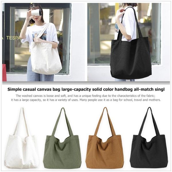 casual solid color canvas shoulder bag zipper travel shopping handbag totes for baby diaper bags
casual solid color canvas shoulder bag zipper travel shopping handbag totes for baby diaper bags
