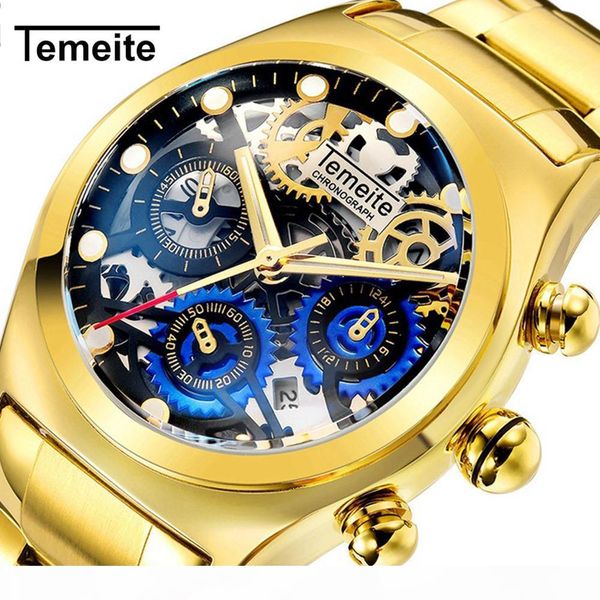 brand temeite men watch luxury fashion gold business full steel quartz wristwatches waterproof male clock relogio masculino, Slivery;brown
brand temeite men watch luxury fashion gold business full steel quartz wristwatches waterproof male clock relogio masculino, Slivery;brown