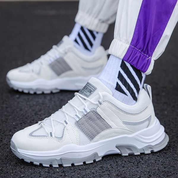 student tide shoes men's four seasons sneakers 2020 new comfortable breathable men's casual shoes mesh breathable sneakers, Black
student tide shoes men's four seasons sneakers 2020 new comfortable breathable men's casual shoes mesh breathable sneakers, Black