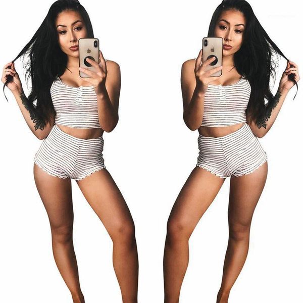 print tracksuits fashion natural color short camis pants casual females active clothing womens designer striped
print tracksuits fashion natural color short camis pants casual females active clothing womens designer striped