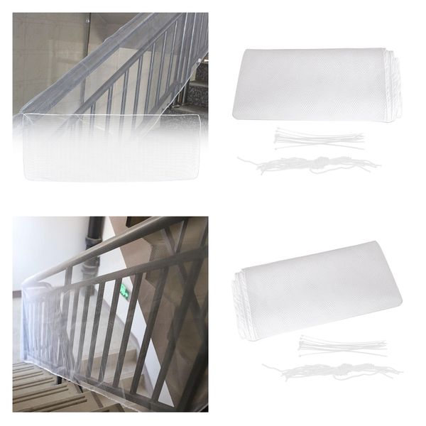 2x детская безопасность rail net перила лестничные балкон net для indoor / outdoor white
2x детская безопасность rail net перила лестничные балкон net для indoor / outdoor white