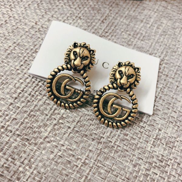 luxury jewelry women earrings retro italy brass lion head designer earrings elagant ladies girls stud earrings with box, Golden;silver
luxury jewelry women earrings retro italy brass lion head designer earrings elagant ladies girls stud earrings with box, Golden;silver
