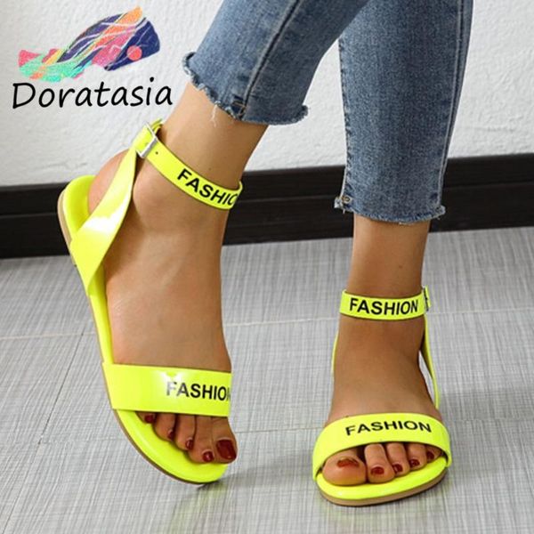 doratasia concise bright color shoes 2020 elegant casual shallow sandals women ins flat sandals, Black
doratasia concise bright color shoes 2020 elegant casual shallow sandals women ins flat sandals, Black