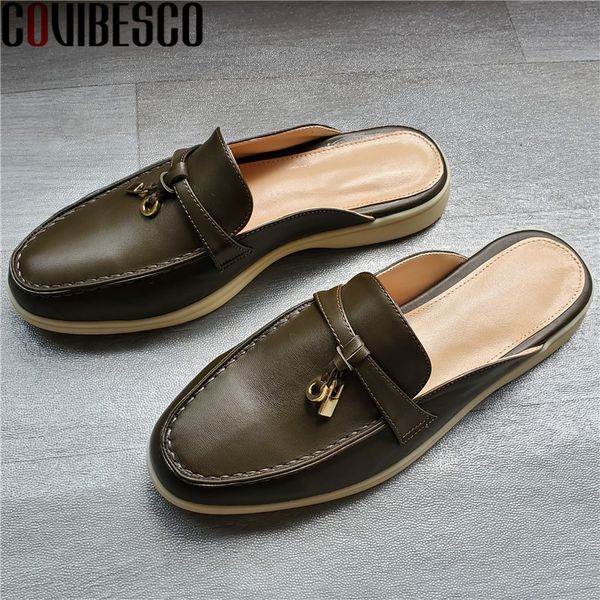 covibesco женщины мулы из натуральной кожи металл украшение тапочки круглый toe толстый каблук сандалии лета высокие каблуки обувь женщина, Black
covibesco женщины мулы из натуральной кожи металл украшение тапочки круглый toe толстый каблук сандалии лета высокие каблуки обувь женщина, Black