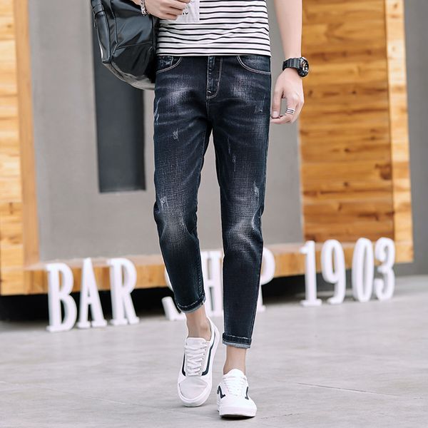 mens jeans 2020 new fashionable style teenage boys students jeans ankle-length male slim fit denim pencil pants 27-36 #903, Blue
mens jeans 2020 new fashionable style teenage boys students jeans ankle-length male slim fit denim pencil pants 27-36 #903, Blue