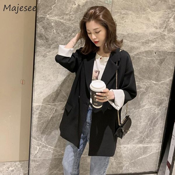 women's suits & blazers women black loose 3xl classic elegant workwear all-match casual fashion harajuku womens clothing daily chic sim, White;black
women's suits & blazers women black loose 3xl classic elegant workwear all-match casual fashion harajuku womens clothing daily chic sim, White;black