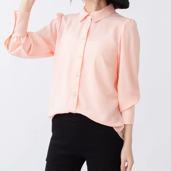 women's blouses & shirts 2021 womens and autumn simple bow tie collar solid color long sleeve shirt women single-breasted, White
women's blouses & shirts 2021 womens and autumn simple bow tie collar solid color long sleeve shirt women single-breasted, White