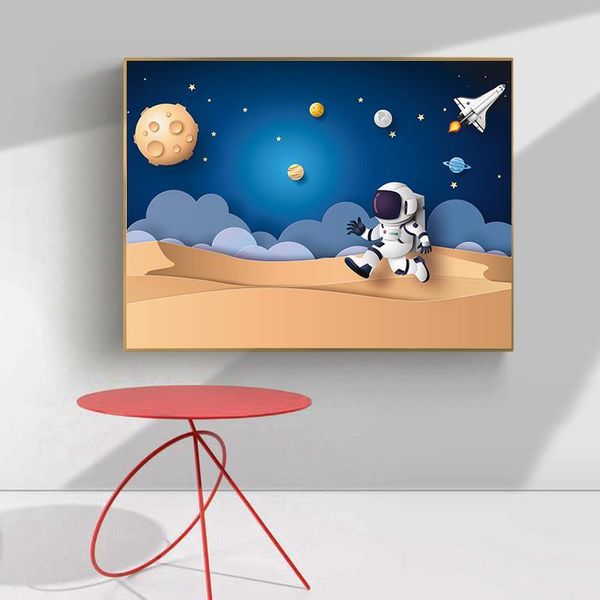 canvas painting cartoon cosmic spaceman astronaut cute children decoration painting for home living room room wall art kindergar
canvas painting cartoon cosmic spaceman astronaut cute children decoration painting for home living room room wall art kindergar