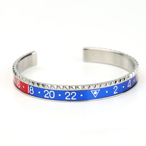 titanium steel fashion open bracelet accessories men and women digital dial water ghost bracelet, Golden;silver
titanium steel fashion open bracelet accessories men and women digital dial water ghost bracelet, Golden;silver