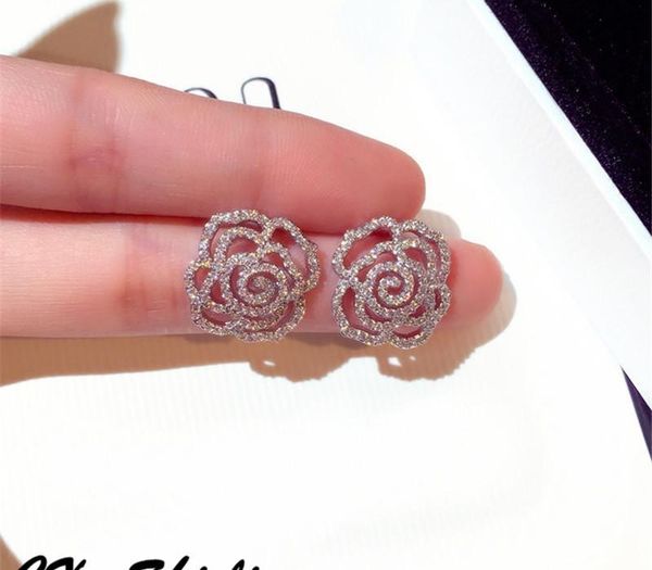 cx-shirling s925 silver pin earring elegant full crystal flower stud earrings women quality anti-allergy silver16, Golden;silver
cx-shirling s925 silver pin earring elegant full crystal flower stud earrings women quality anti-allergy silver16, Golden;silver