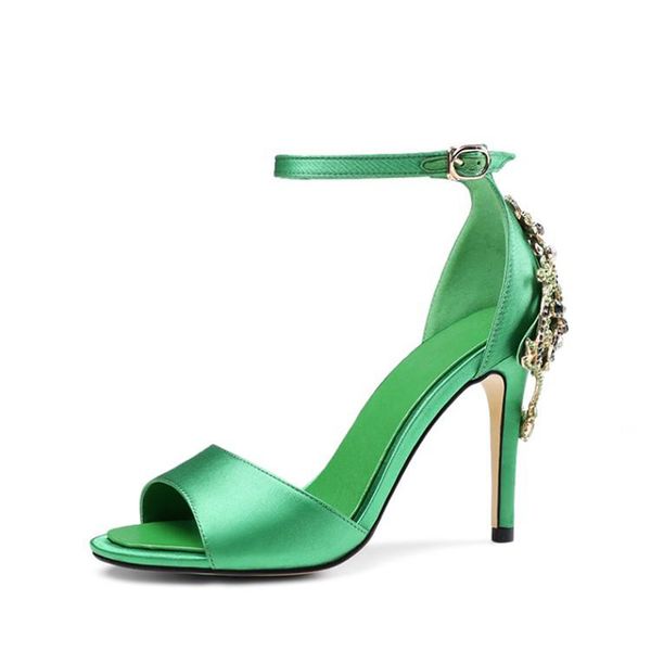 knockout2020 bling green black satin size crystal 34-45 decoration high heels ankle strap stilettos women sandals wedding party
knockout2020 bling green black satin size crystal 34-45 decoration high heels ankle strap stilettos women sandals wedding party