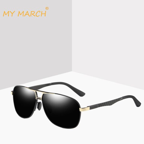 mymarch polarized men's sunglasses vintage driving male sun glasses classic metal frame eyewear gafas de sol shades with box, White;black
mymarch polarized men's sunglasses vintage driving male sun glasses classic metal frame eyewear gafas de sol shades with box, White;black