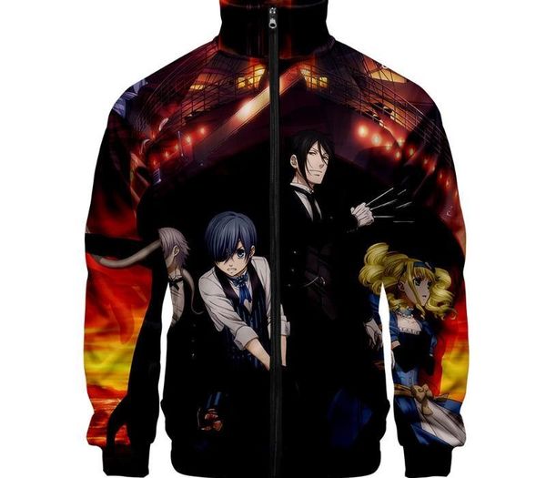 black butler 3d printed stand collar zipper jacket women men harajuku long sleeve jackets 2020 streetwear clothes, Black;brown
black butler 3d printed stand collar zipper jacket women men harajuku long sleeve jackets 2020 streetwear clothes, Black;brown