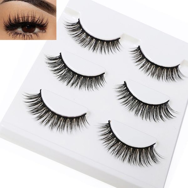 false eyelashes 1/ 3 pair natural fake lashes long thick eye makeup 3d mink extension eyelash for beauty tool
false eyelashes 1/ 3 pair natural fake lashes long thick eye makeup 3d mink extension eyelash for beauty tool