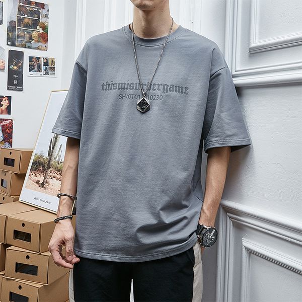 2020 summer explosion models male korean short-sleeved loose, casual sports cotton printed cartoon images fashion factory outlets, White;black
2020 summer explosion models male korean short-sleeved loose, casual sports cotton printed cartoon images fashion factory outlets, White;black