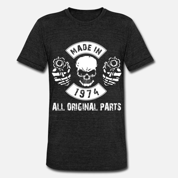 made in 1974 all original parts t shirt men custom 100% cotton o-neck clothing loose humor spring autumn trend shirt, White;black
made in 1974 all original parts t shirt men custom 100% cotton o-neck clothing loose humor spring autumn trend shirt, White;black