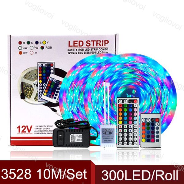 led light strip 10m smd3528 300leds/roll dc12v ip20 ip65 rgb 24/44keys 110-240v 3a adapter for courtyard pool park plaza dhl
led light strip 10m smd3528 300leds/roll dc12v ip20 ip65 rgb 24/44keys 110-240v 3a adapter for courtyard pool park plaza dhl