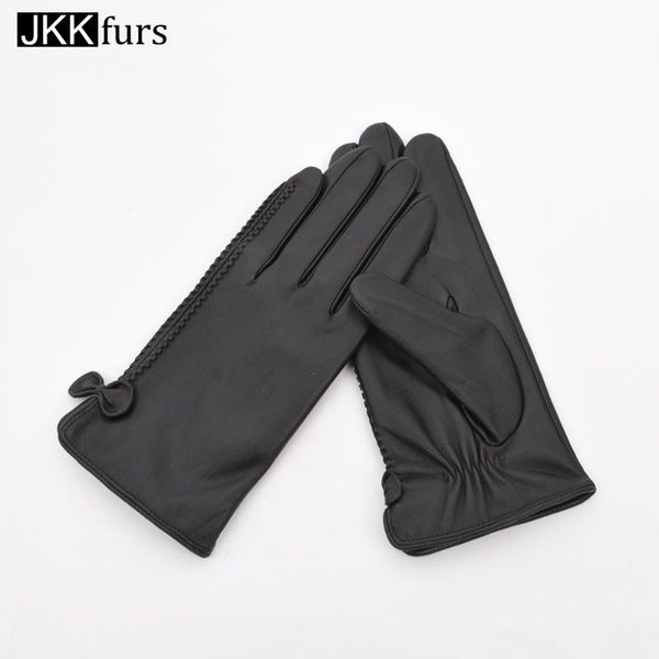 five fingers gloves women' genuine leather glove lady elegant touch screen winter thick warm mittens sl1000, Blue;gray
five fingers gloves women' genuine leather glove lady elegant touch screen winter thick warm mittens sl1000, Blue;gray