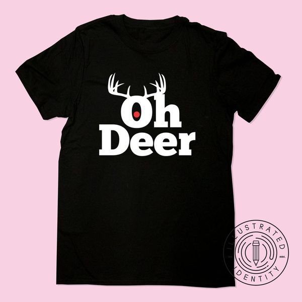 ach passen hirsch t shirt k1348