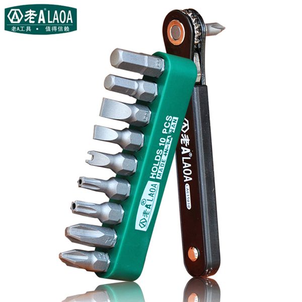 laoa 10 in 1 multifunction ratchet screwdriver screwdriver set bits daily narrow space repair tools hand tool kits
laoa 10 in 1 multifunction ratchet screwdriver screwdriver set bits daily narrow space repair tools hand tool kits