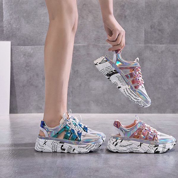 2020 korean version real leather shoes summer muffin thick bottom sports sandals female lace-up breathable hollow casual shoes, Black
2020 korean version real leather shoes summer muffin thick bottom sports sandals female lace-up breathable hollow casual shoes, Black