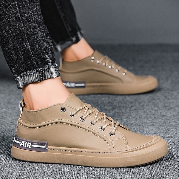 men shoes leather 2020 lace up fashion sneakers mens casual shoes designer black men large size 39-44
men shoes leather 2020 lace up fashion sneakers mens casual shoes designer black men large size 39-44