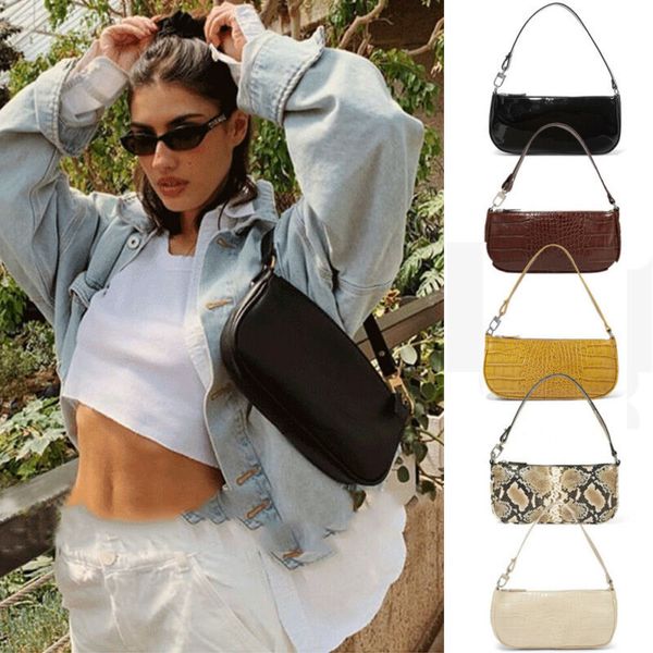 90s new vintage baguette shoulder mini bag ladies women casual leather handbag
90s new vintage baguette shoulder mini bag ladies women casual leather handbag
