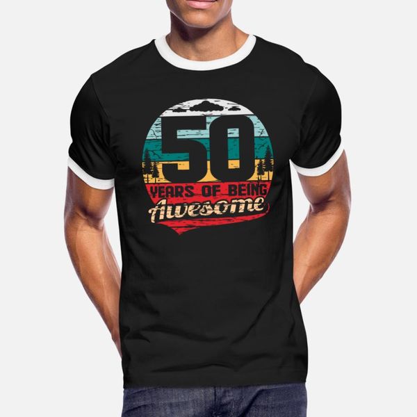 50 years of being awesome 1970 vintage retro t shirt men designer 100% cotton round neck slim fitness funny spring cool shirt, White;black
50 years of being awesome 1970 vintage retro t shirt men designer 100% cotton round neck slim fitness funny spring cool shirt, White;black