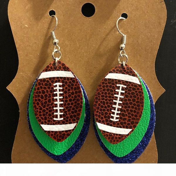 fashion-layer football 3d glitters sequins faux leather teardrop earrings color layered school spirit earrings cheer sport jewelry, Silver
fashion-layer football 3d glitters sequins faux leather teardrop earrings color layered school spirit earrings cheer sport jewelry, Silver
