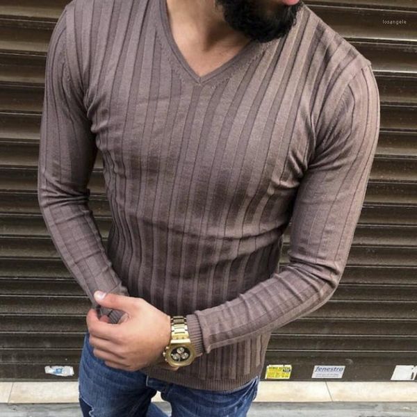 slim tshirt pullover v neck striped tee mens long sleeves mens designer fashion, White;black
slim tshirt pullover v neck striped tee mens long sleeves mens designer fashion, White;black