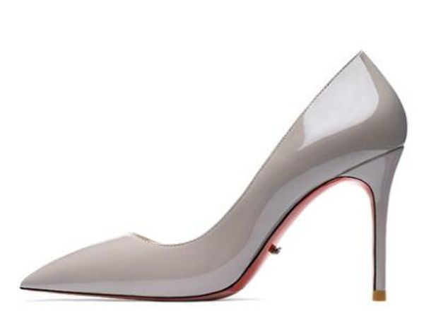 comely2020 heeled women high elegant pumps bright gray red bottom heel summer shoes shallow thin heels stilettos genuine leaher, Black
comely2020 heeled women high elegant pumps bright gray red bottom heel summer shoes shallow thin heels stilettos genuine leaher, Black