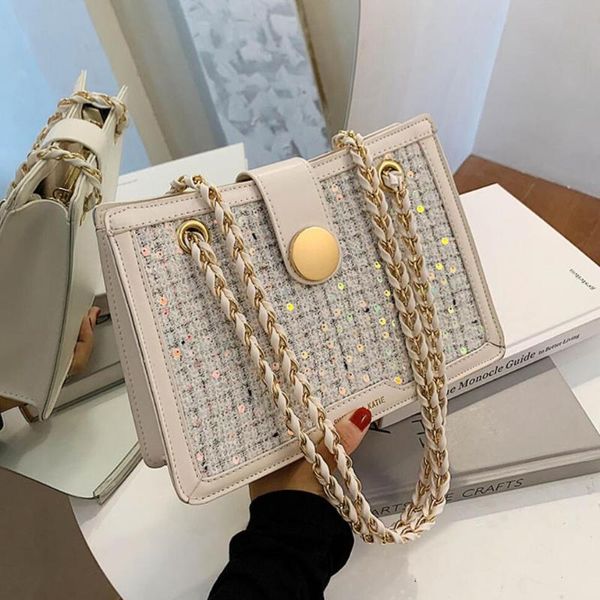 sequins wool armpit bag 2020 fashion new quality pu leather women's designer handbag chain shoulder messenger bag travel
sequins wool armpit bag 2020 fashion new quality pu leather women's designer handbag chain shoulder messenger bag travel