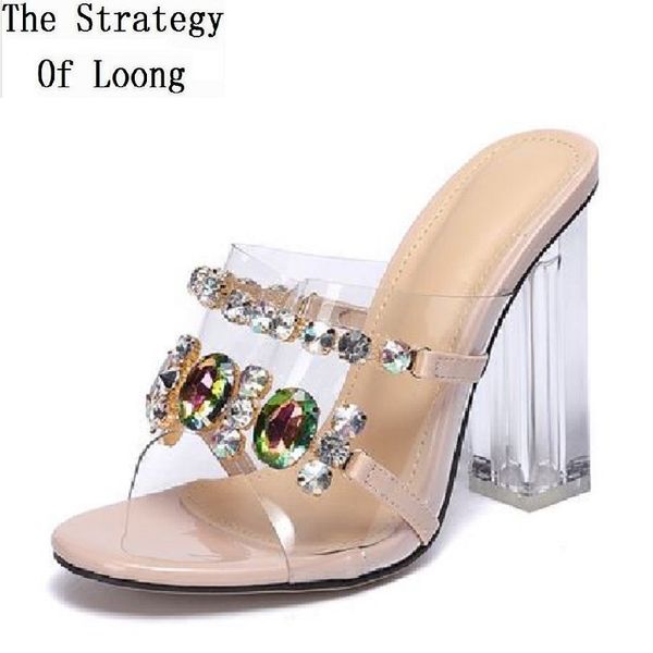 summer new european america style fashion crystal thick high heels peep toe rhinestone women slippers ladies sandals 20200722, Black
summer new european america style fashion crystal thick high heels peep toe rhinestone women slippers ladies sandals 20200722, Black