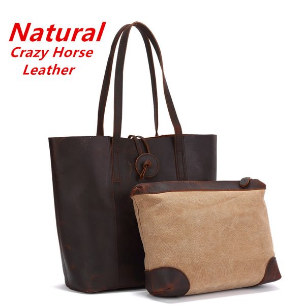 luxury handmade natural crazy horse leather women shoulder bag vintage genuine leather composite handbag
luxury handmade natural crazy horse leather women shoulder bag vintage genuine leather composite handbag