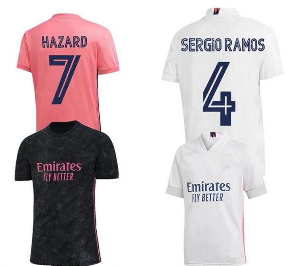 real madrid jerseys 20 21 soccer jersey hazard sergio ramos benzema vinicius camiseta football shirts uniforms men + kids kit sets 2020 2021, Black;yellow
real madrid jerseys 20 21 soccer jersey hazard sergio ramos benzema vinicius camiseta football shirts uniforms men + kids kit sets 2020 2021, Black;yellow