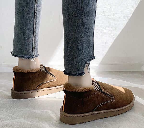 snow boots female short tube autumn and winter new plus velvet thickening low to help fashion wild winter cotton shoes, Black
snow boots female short tube autumn and winter new plus velvet thickening low to help fashion wild winter cotton shoes, Black