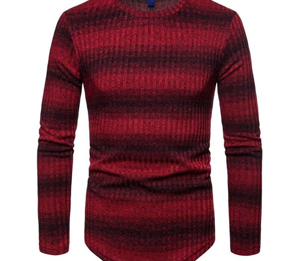 2019 autumn and winter new youth fashion striped gradient color printing round neck large size slim men's head casual sweater, White;black
2019 autumn and winter new youth fashion striped gradient color printing round neck large size slim men's head casual sweater, White;black