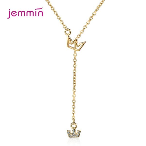925 sterling silver necklace for women female gift lovely queen crown cz crystal pendant collar wedding engagement accessories
925 sterling silver necklace for women female gift lovely queen crown cz crystal pendant collar wedding engagement accessories