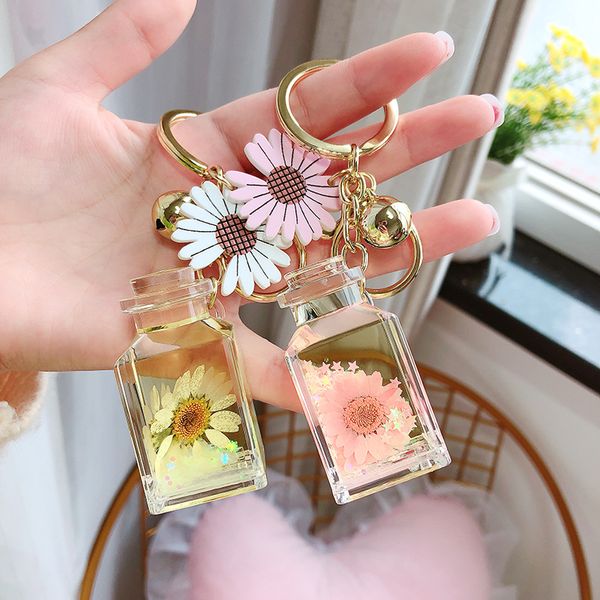 gd the same style fashion simple small daisy acrylic bottle cartoon doll bag pendant personality creative fresh key chain, Silver
gd the same style fashion simple small daisy acrylic bottle cartoon doll bag pendant personality creative fresh key chain, Silver