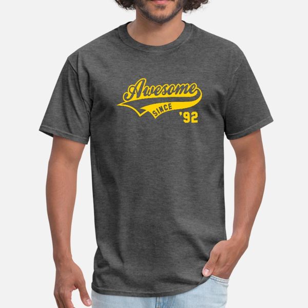 awesome since 1992 birthday anniversaire t shirt men knitted 100% cotton round neck novelty fit funny casual summer unique shirt
awesome since 1992 birthday anniversaire t shirt men knitted 100% cotton round neck novelty fit funny casual summer unique shirt